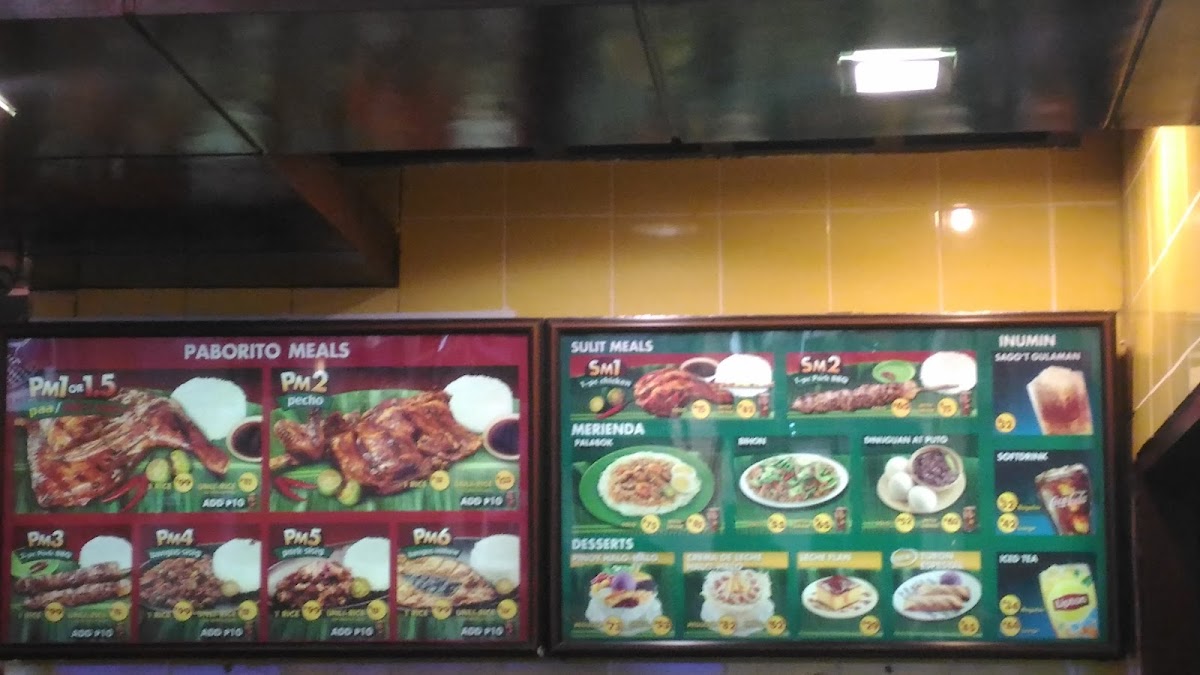 Mang Inasal Photo Menu 2