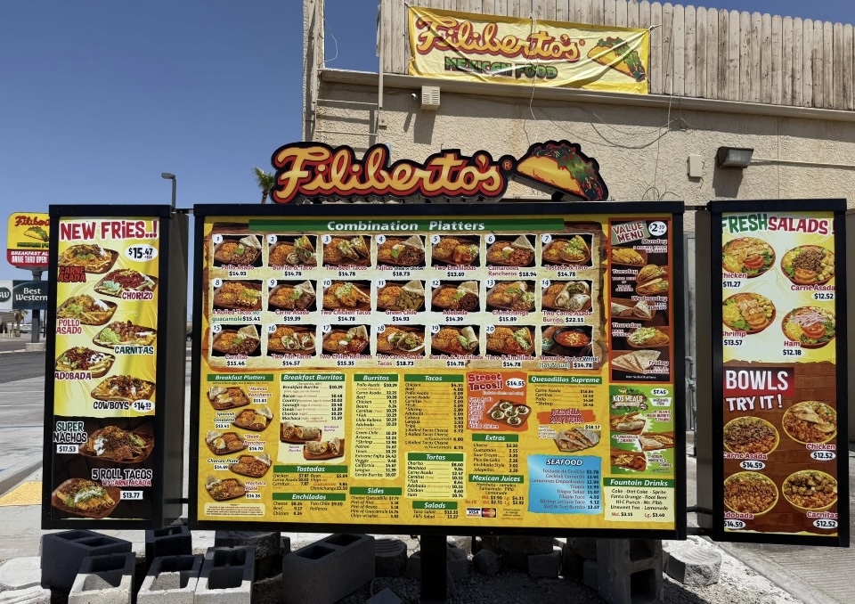 Filiberto's Mexican Food Photo Menu 4