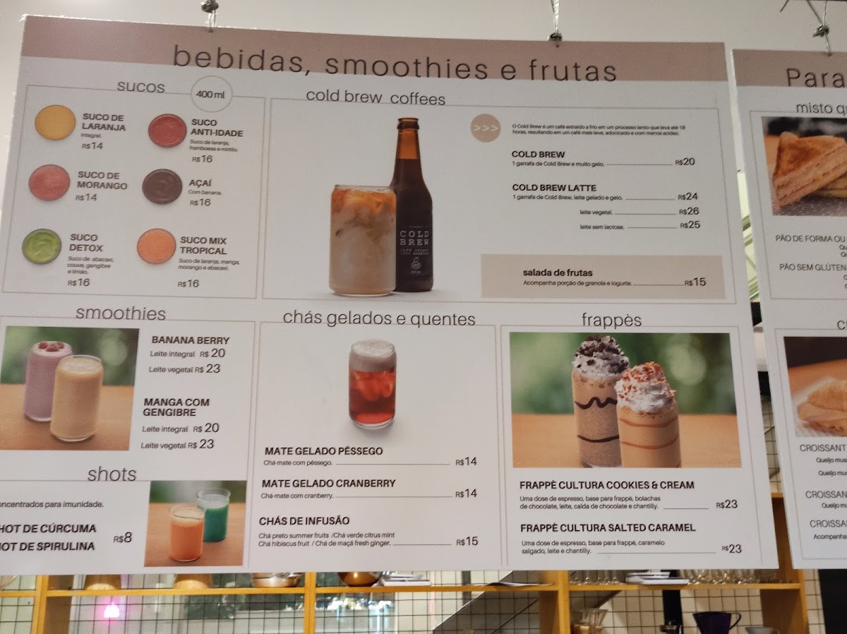 Café Cultura Photo Menu 2