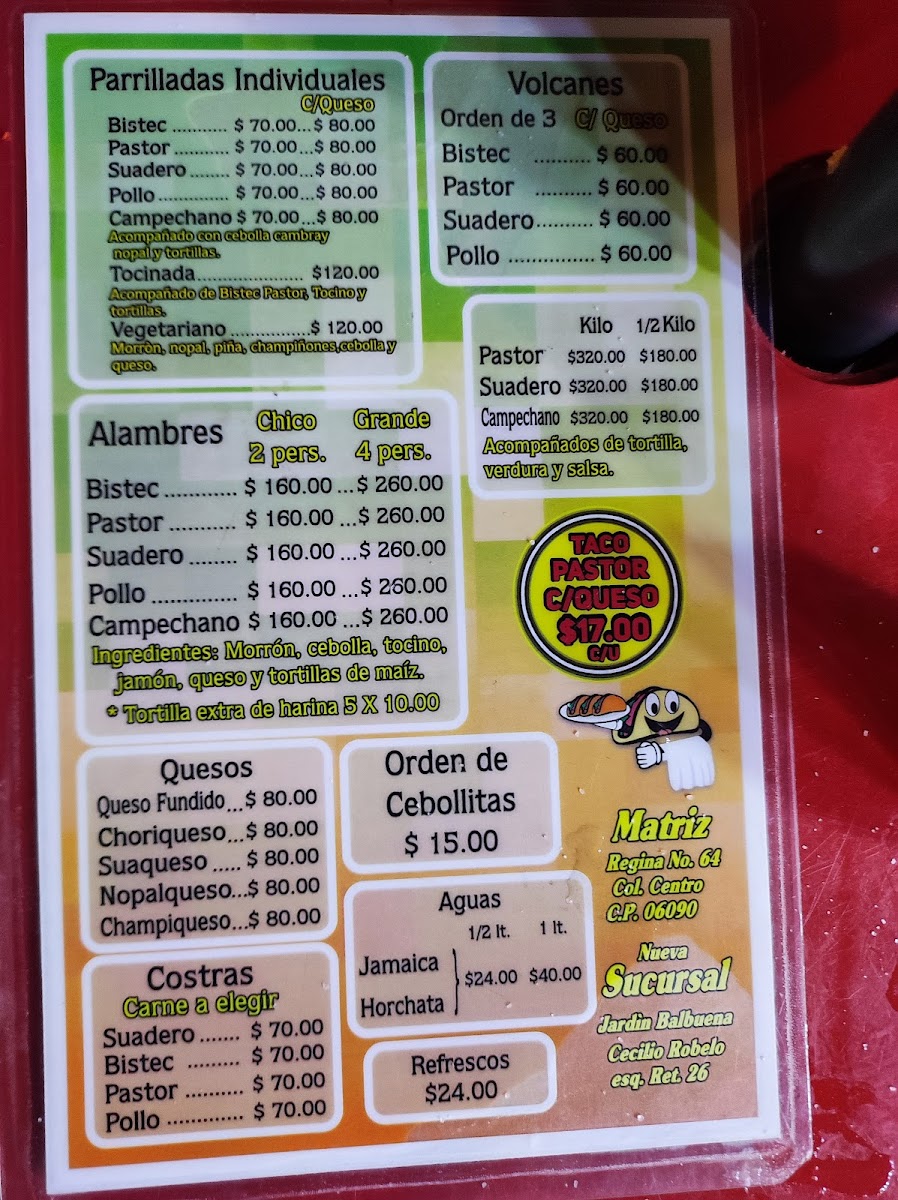 Taquería regis Photo Menu 1