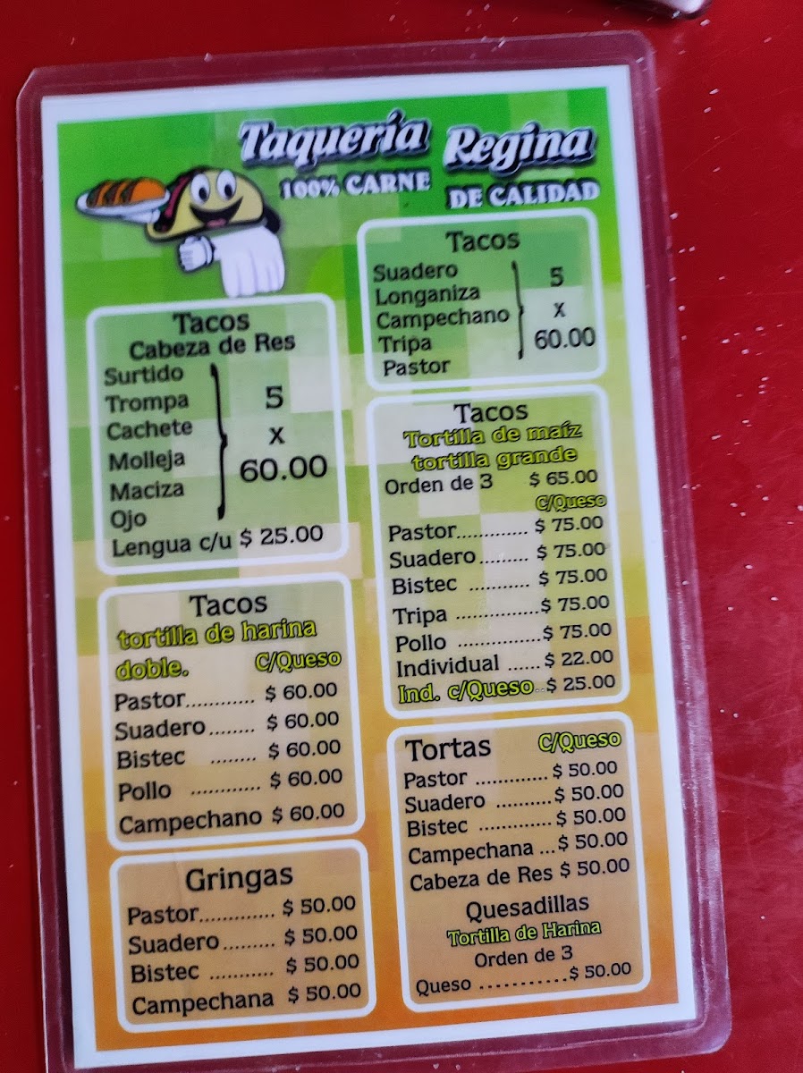 Taquería regis Photo Menu 2