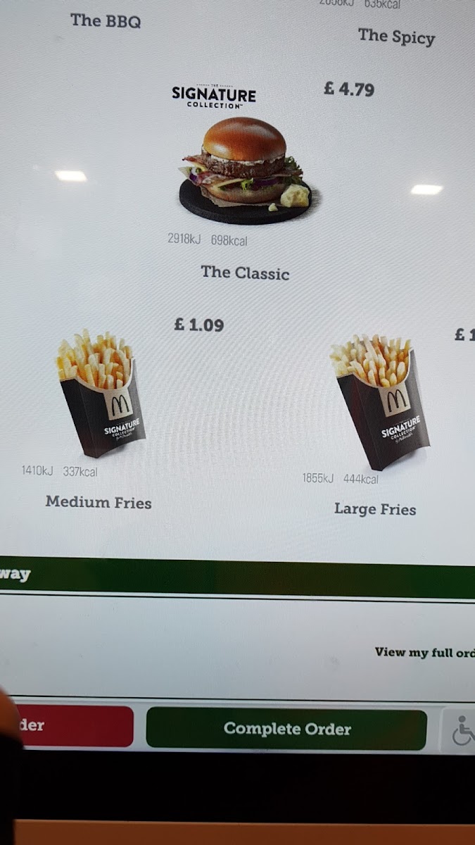 McDonald's Photo Menu 4