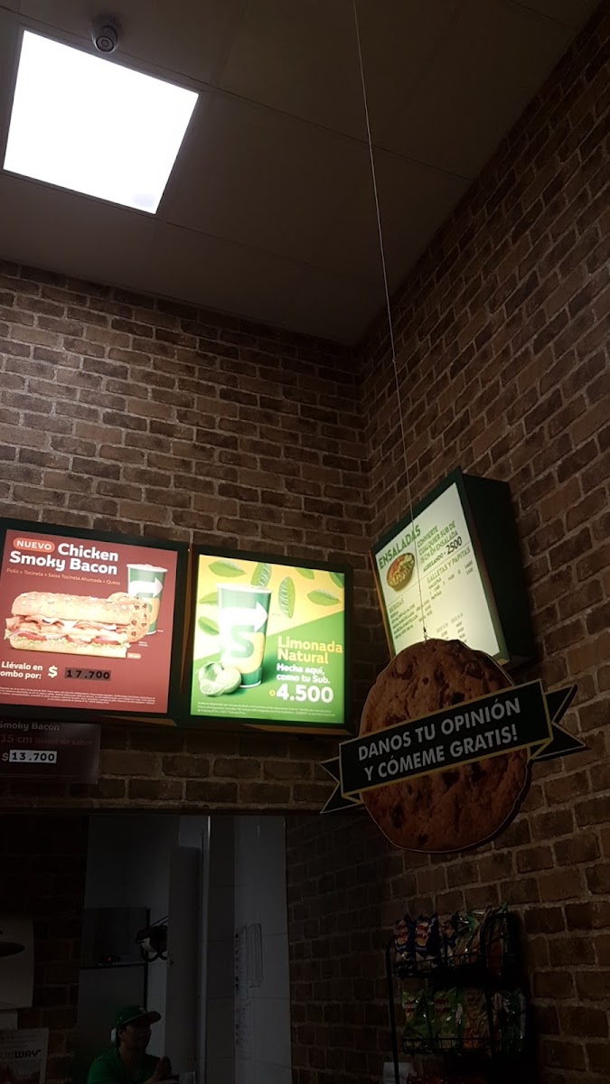 Subway Photo Menu 1