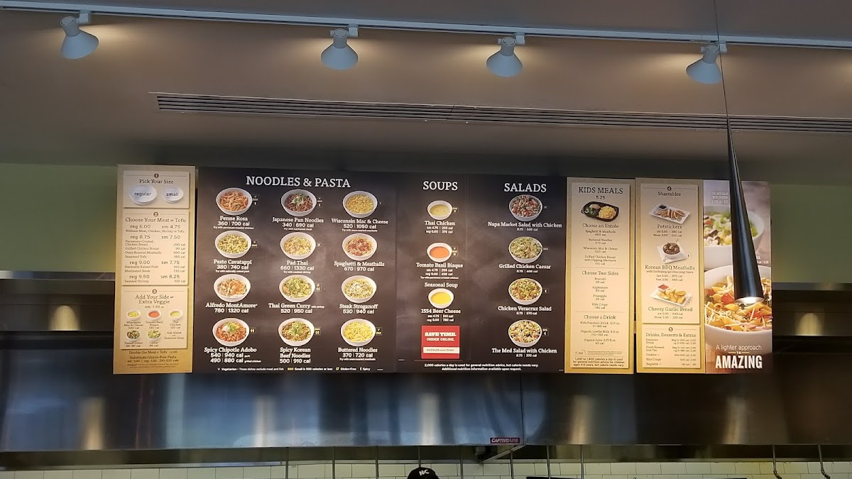 Noodles and Company Photo Menu 2