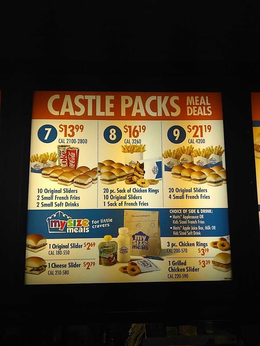 White Castle Photo Menu 10