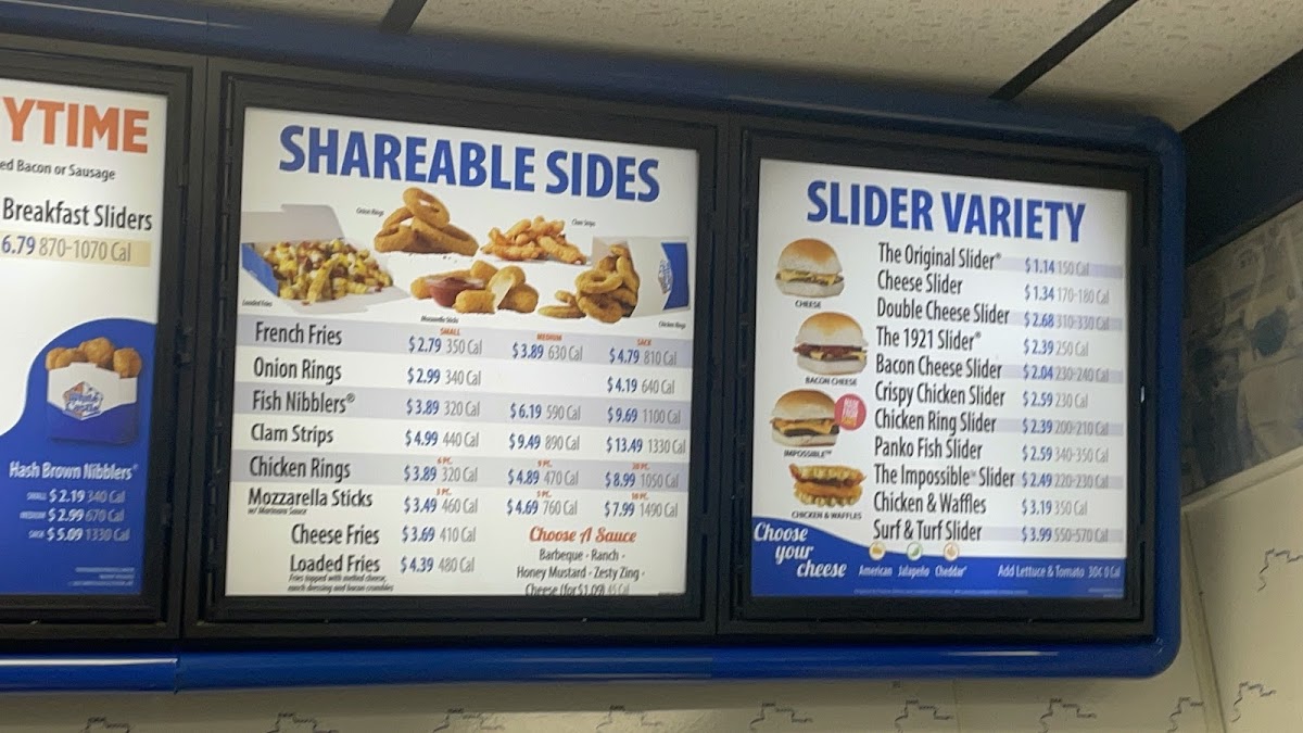 White Castle Photo Menu 4