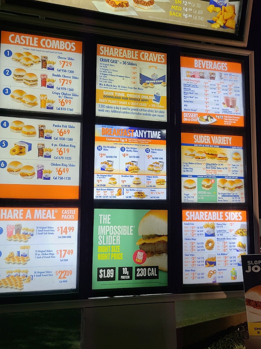 White Castle Photo Menu 7