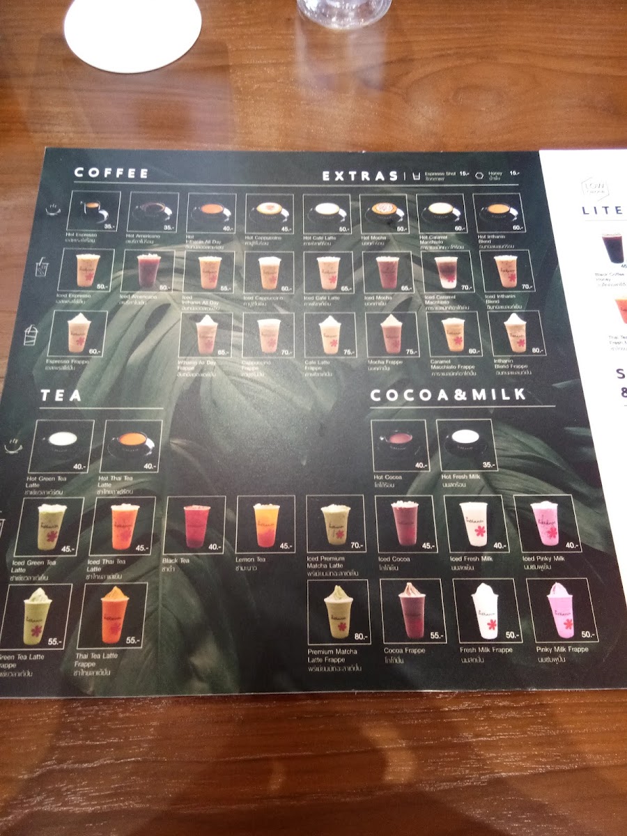 Inthanin Coffee ปั๊มบางจาก วัดลาดปลาดุก Photo Menu 9
