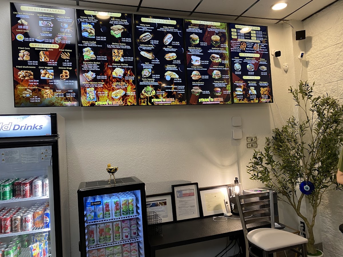 Dynamite Grill Cedar Hill Photo Menu 1