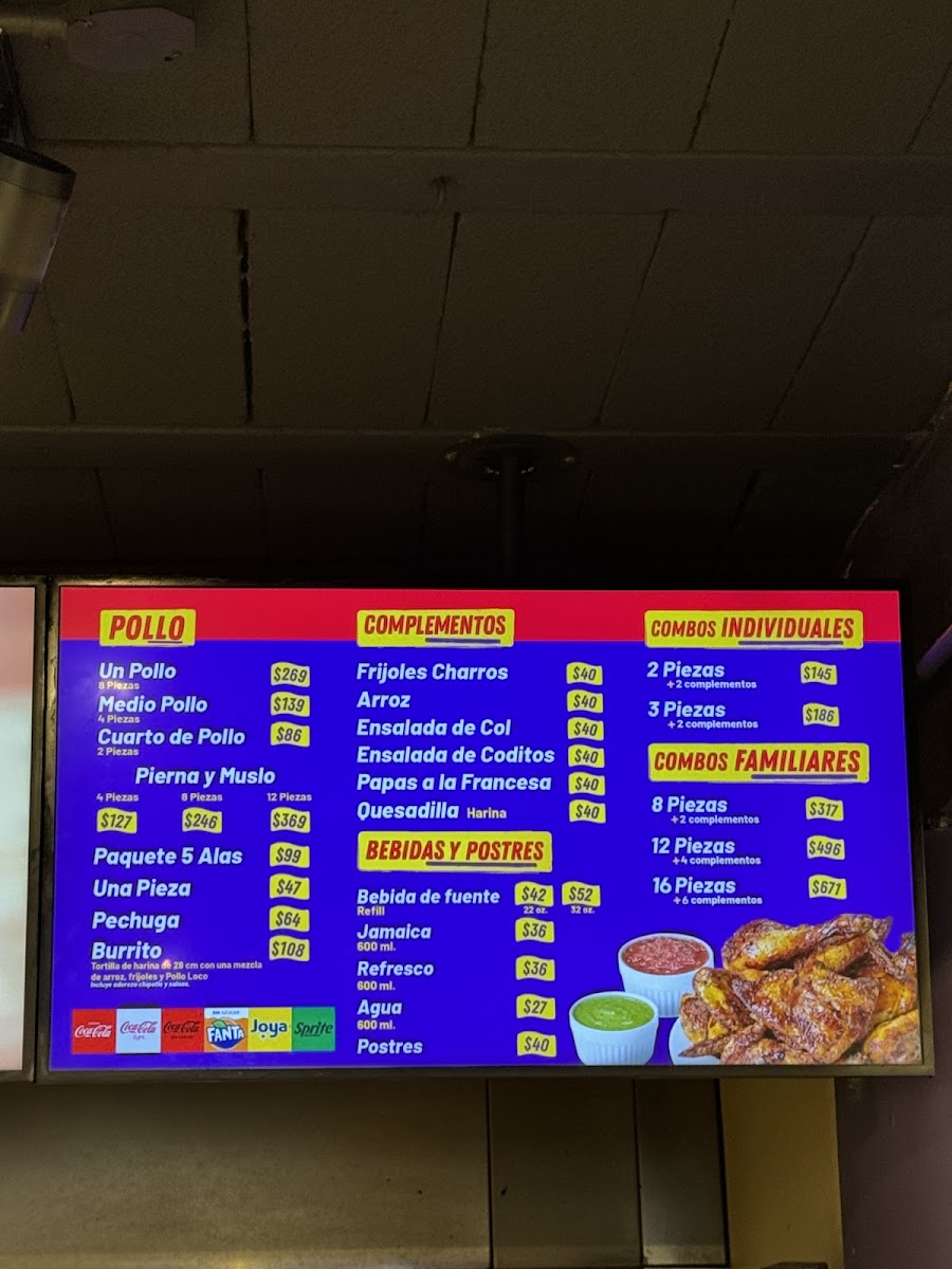 El Pollo Loco Photo Menu 1