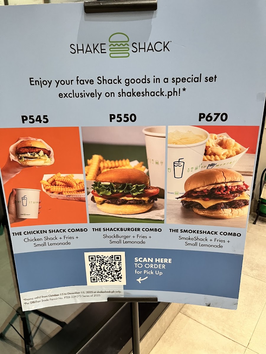 Shake Shack Photo Menu 1