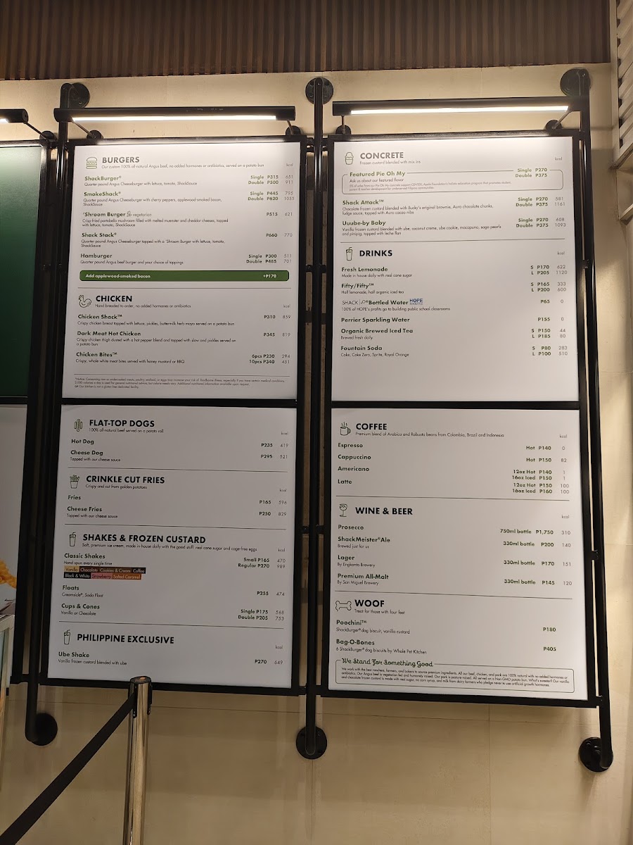 Shake Shack Photo Menu 5