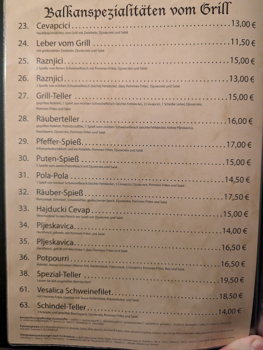 Paprika Grill Photo Menu 2