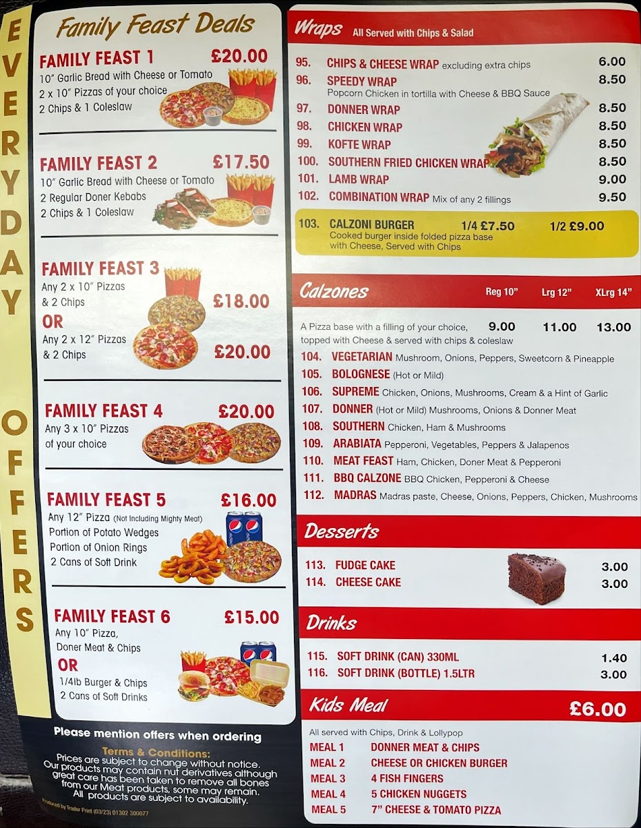 Pizza house Photo Menu 2