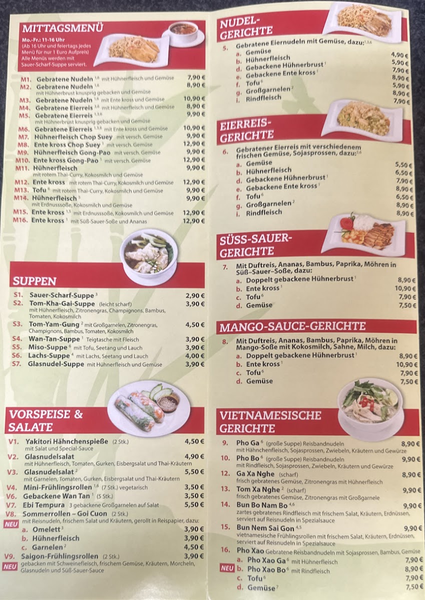 Asia Cuisine Photo Menu 2
