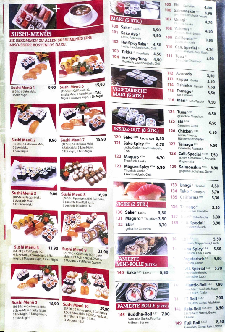 Asia Cuisine Photo Menu 6