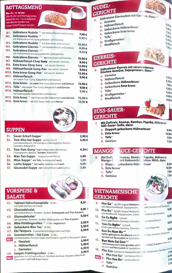 Asia Cuisine Photo Menu 8