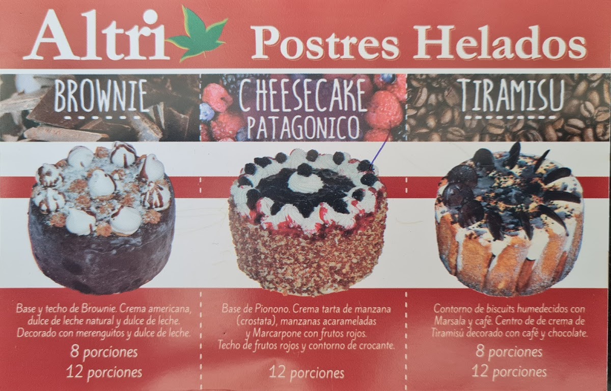 Heladería Altri (sucursal Floresta) Photo Menu 2