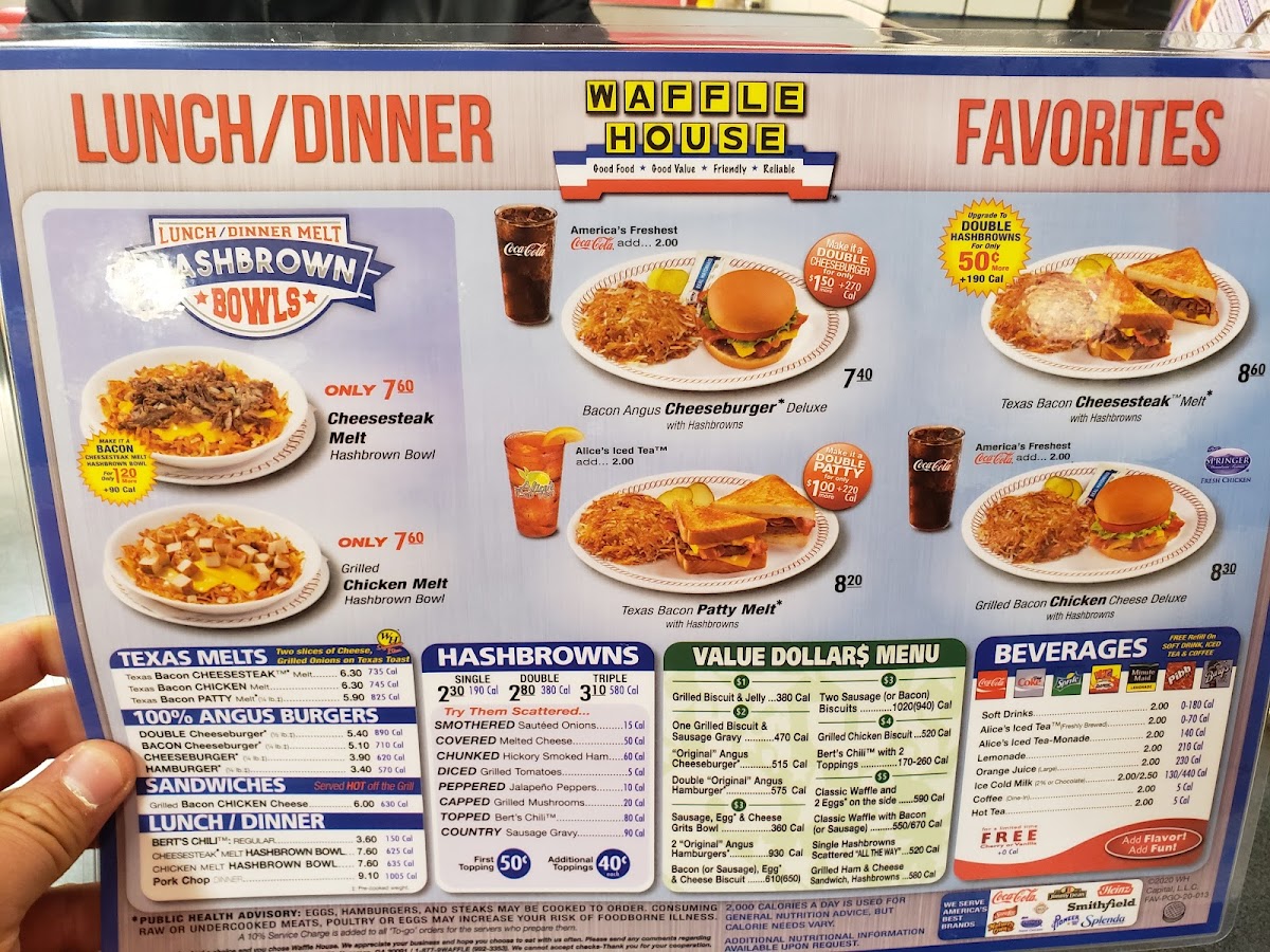 Waffle House Photo Menu 4