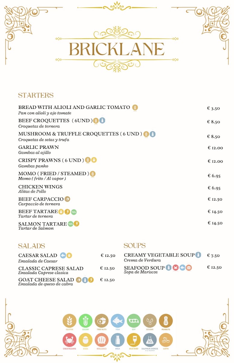 Bricklane Steak and Grill Photo Menu 3