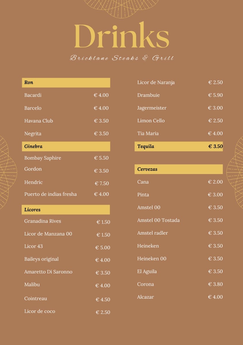 Bricklane Steak and Grill Photo Menu 4