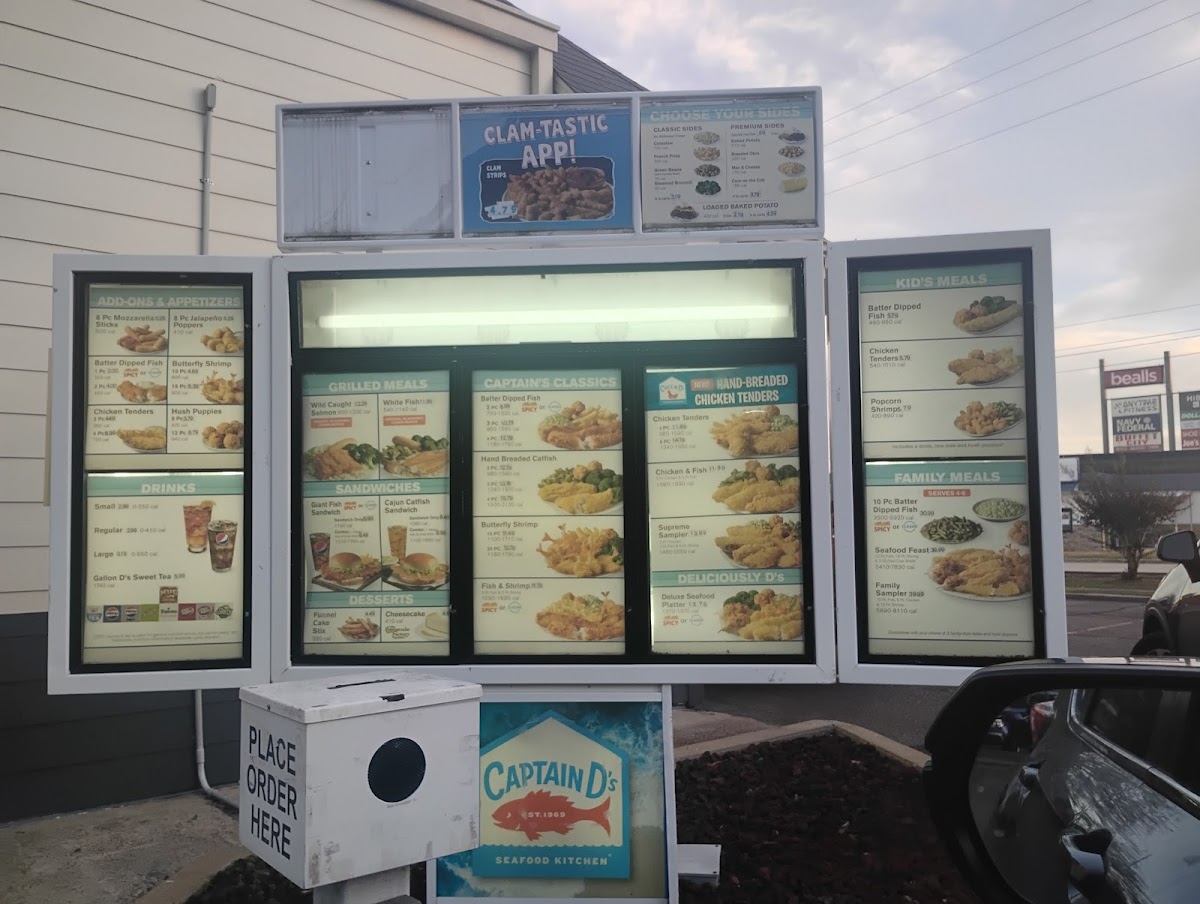 Captain D's Photo Menu 1