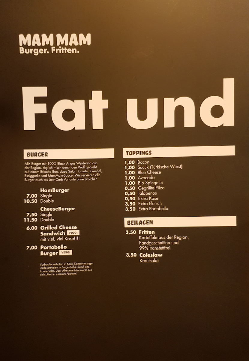 Mam-Mam Burger Photo Menu 10