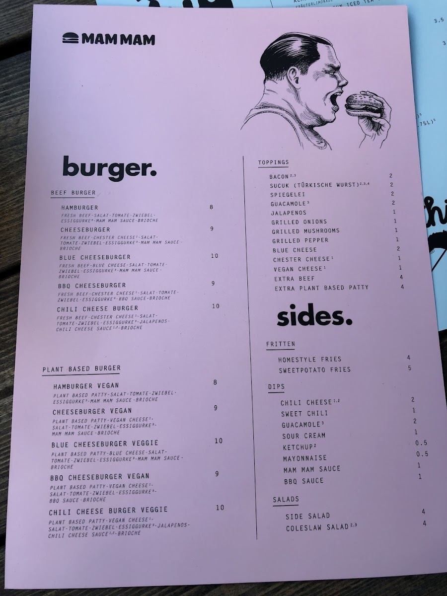 Mam-Mam Burger Photo Menu 5