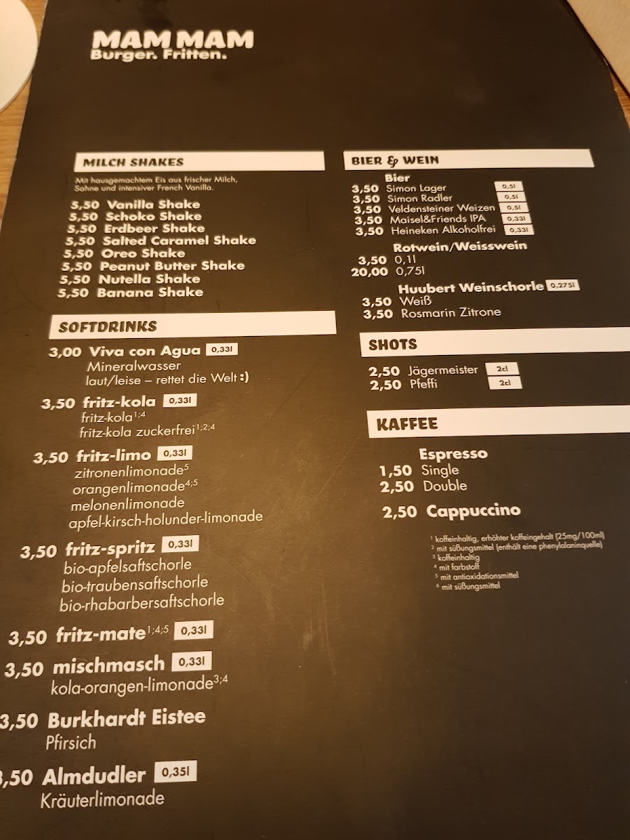 Mam-Mam Burger Photo Menu 9