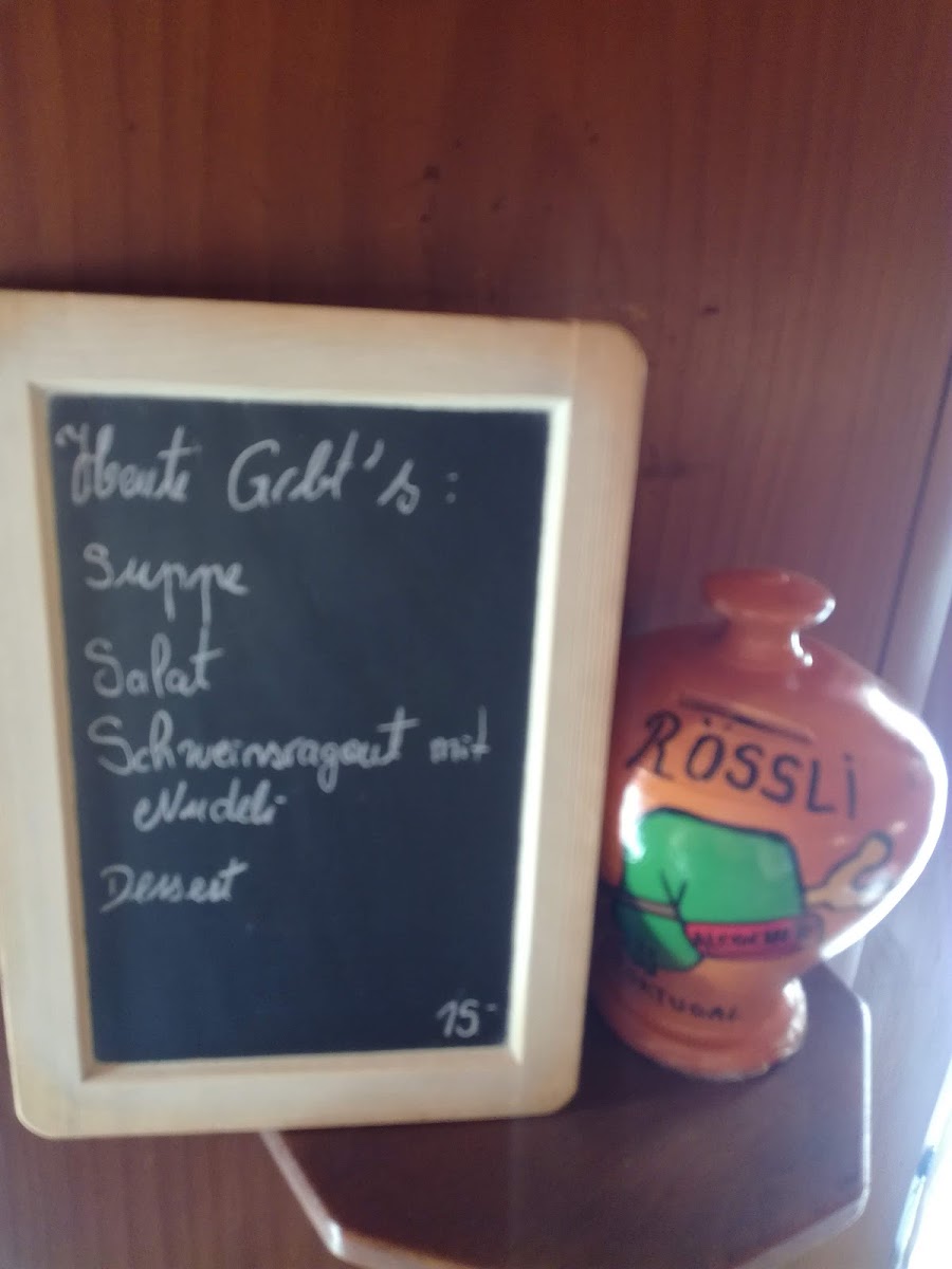 Rössli Photo Menu 2