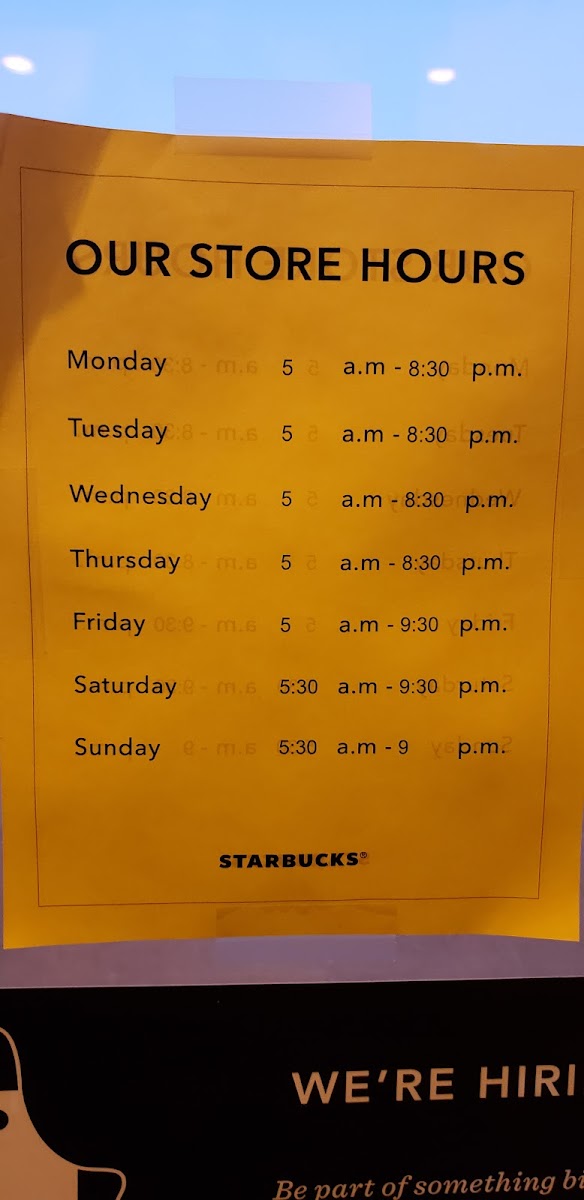Starbucks Photo Menu 2