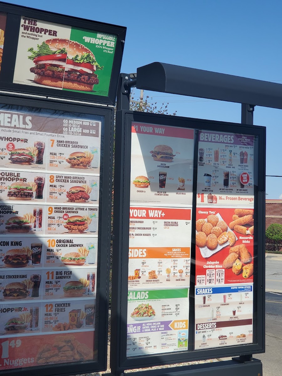 Burger King Photo Menu 3