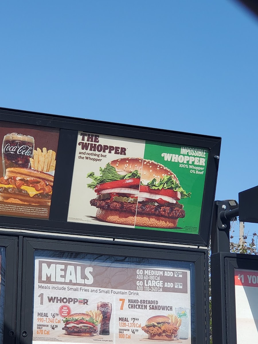 Burger King Photo Menu 4