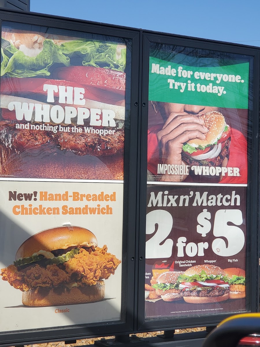 Burger King Photo Menu 7