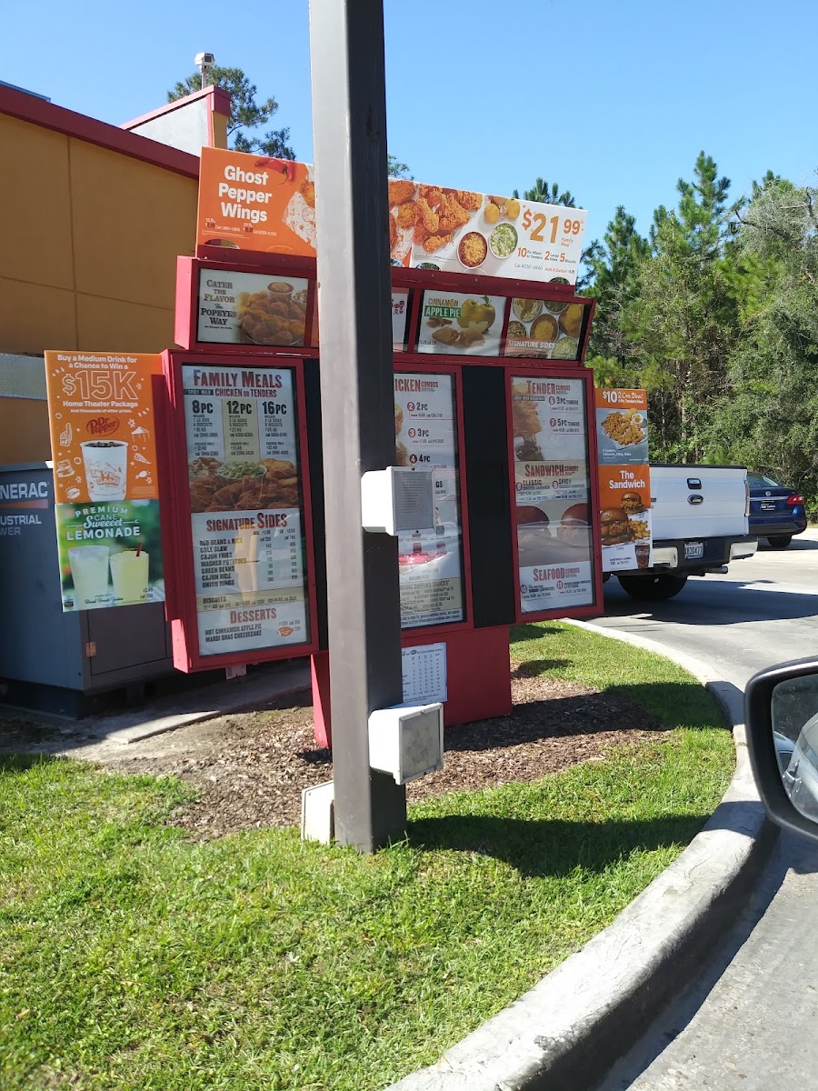 Popeyes Louisiana Kitchen Photo Menu 6