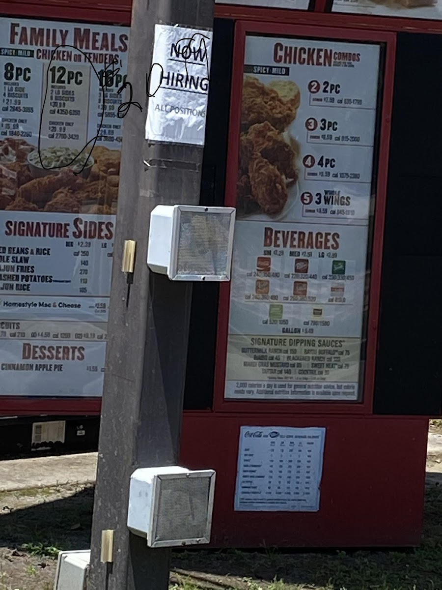 Popeyes Louisiana Kitchen Photo Menu 7