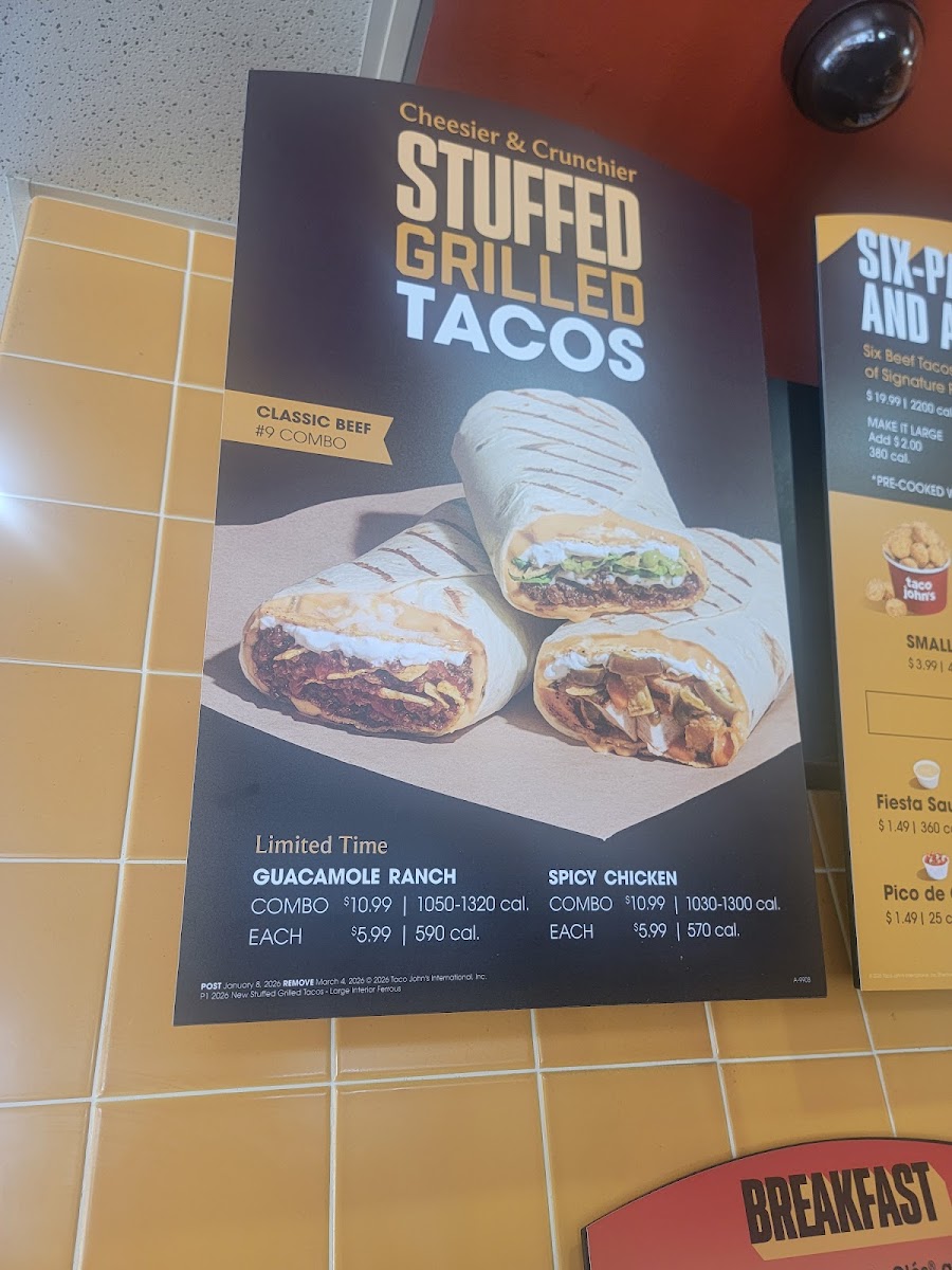 Taco John's Photo Menu 3