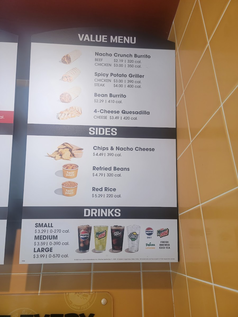 Taco John's Photo Menu 4