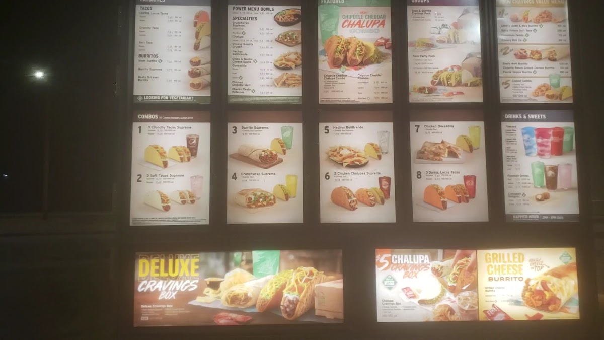 Taco Bell Photo Menu 2