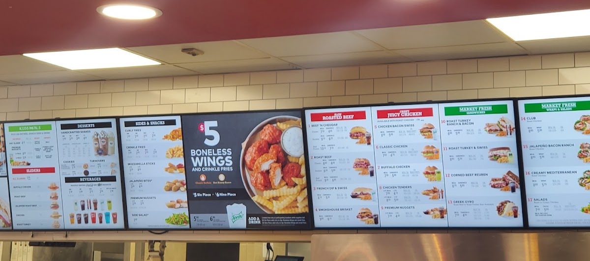 Arby's Photo Menu 1