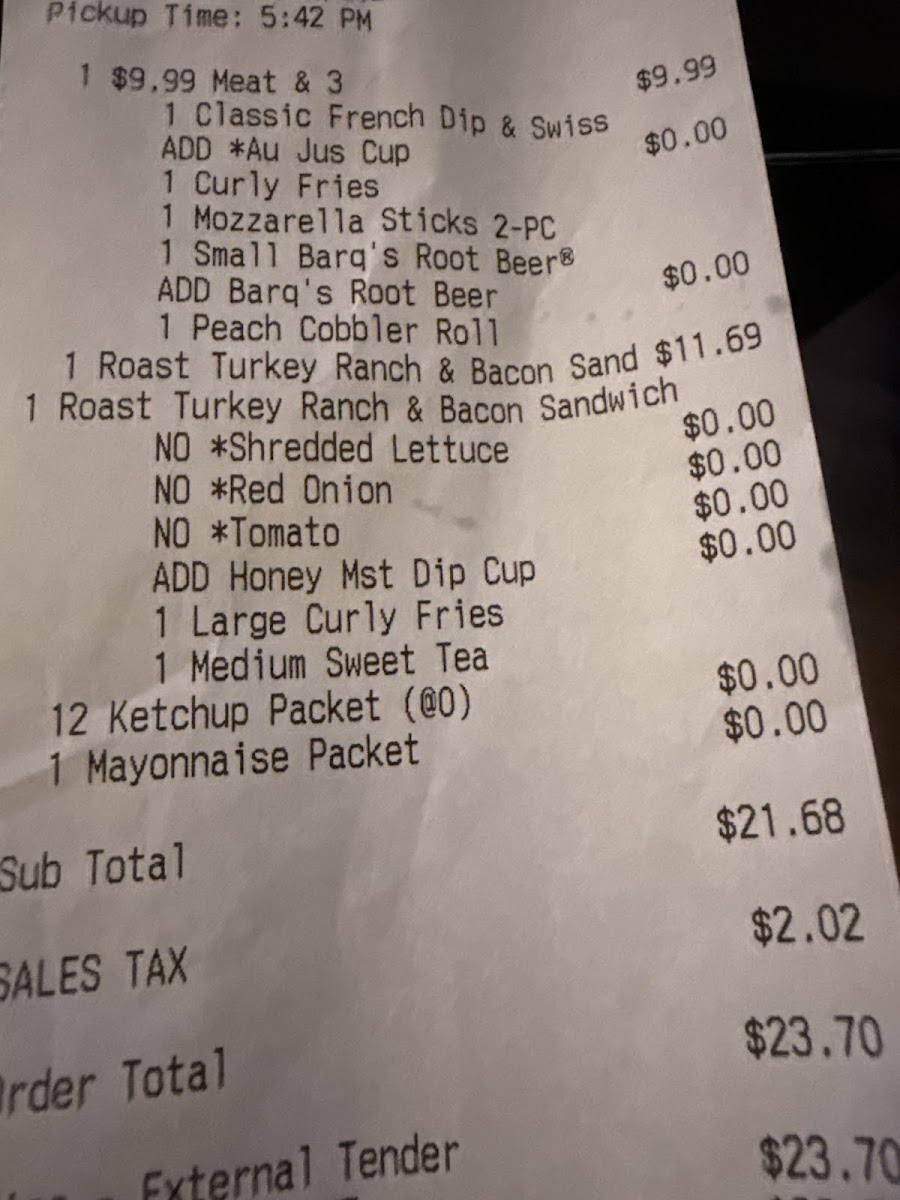 Arby's Photo Menu 3