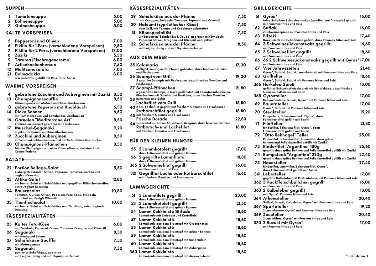 Restaurant Naxos Photo Menu 1