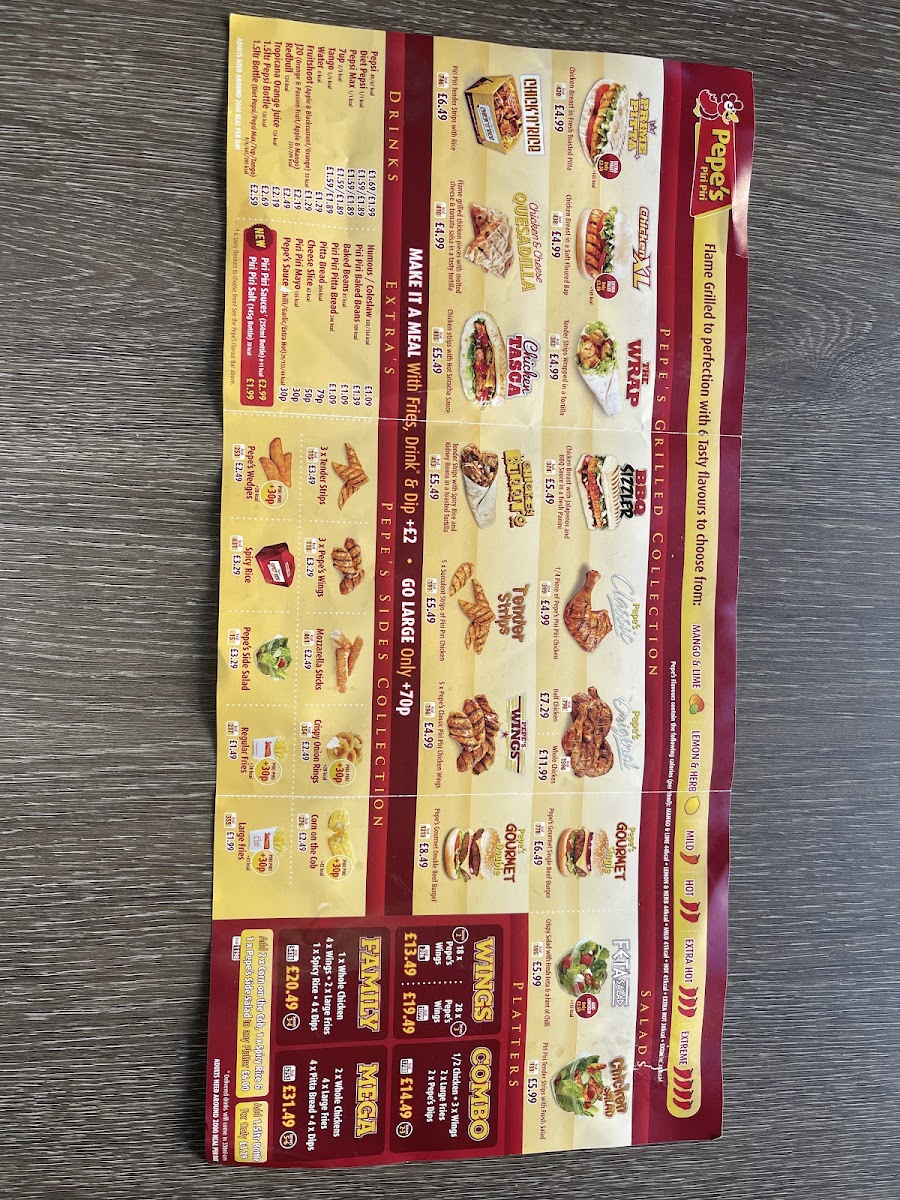 Pepe's Photo Menu 6