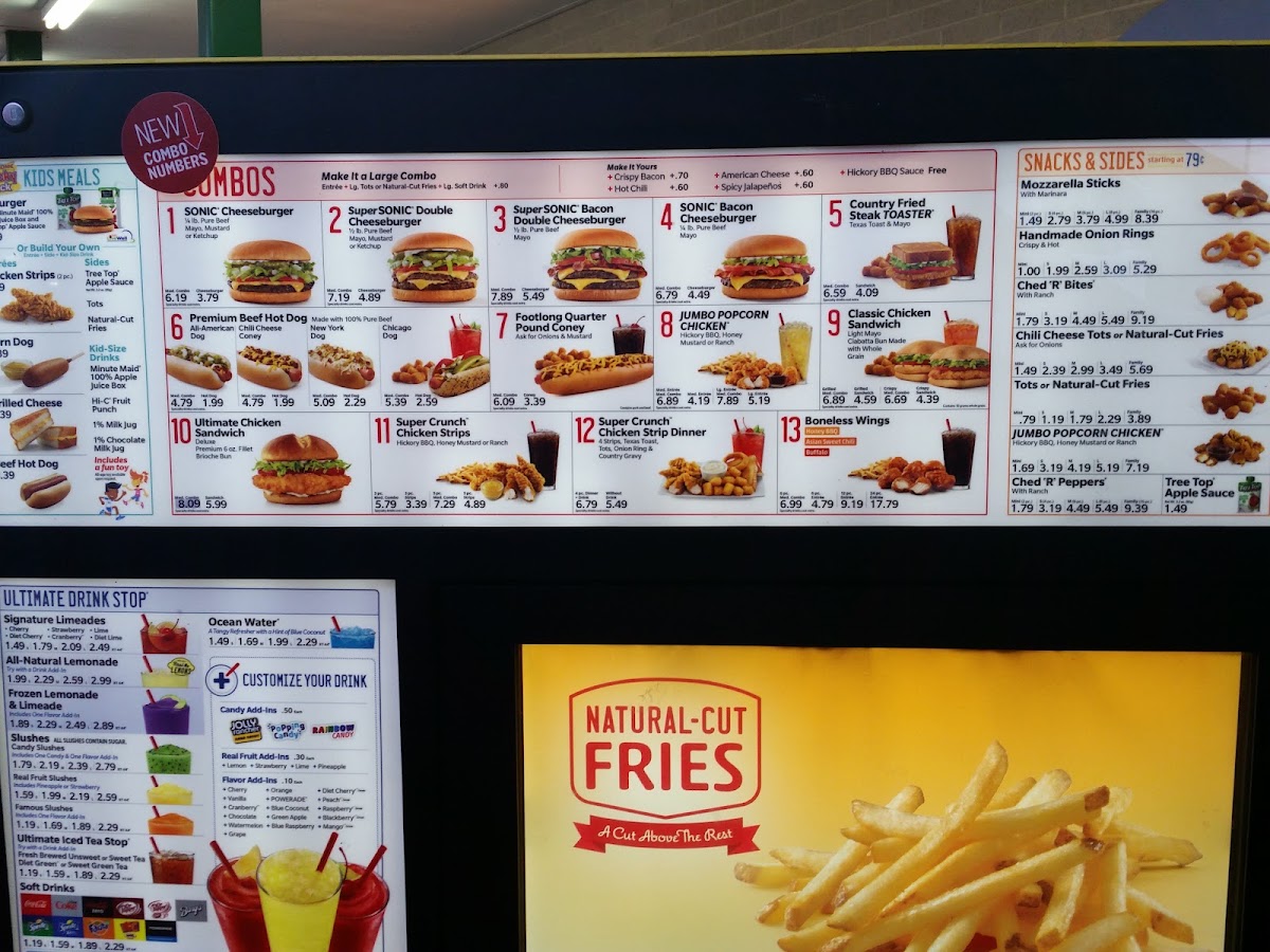 Sonic Drive-In Photo Menu 3