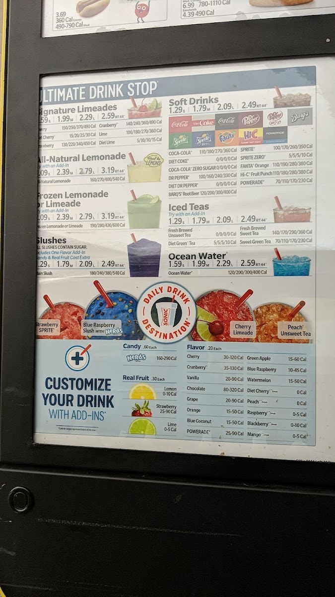 Sonic Drive-In Photo Menu 4