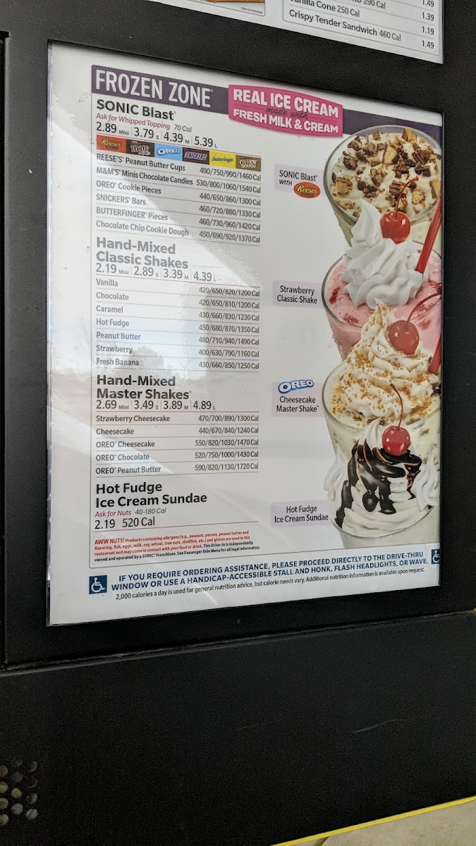 Sonic Drive-In Photo Menu 6