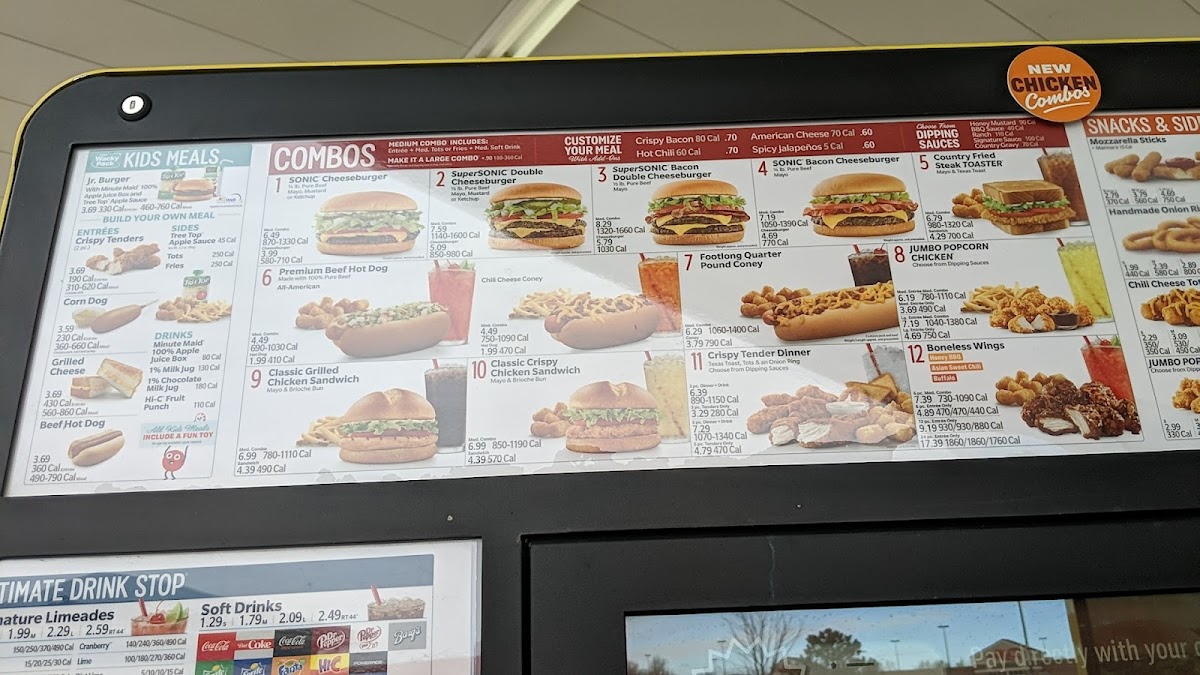 Sonic Drive-In Photo Menu 8