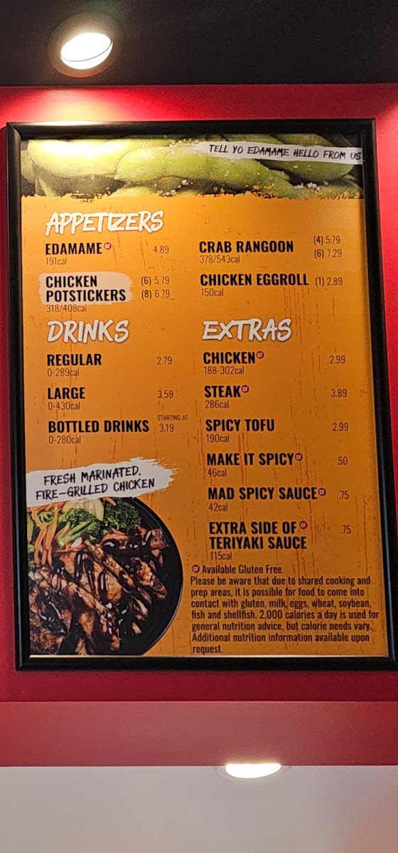 Teriyaki Madness Photo Menu 2