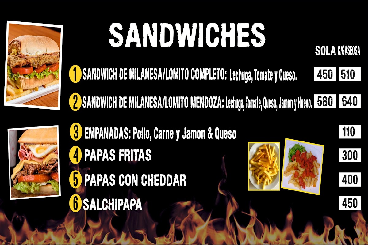 Hamburguesas Mendoza Photo Menu 2