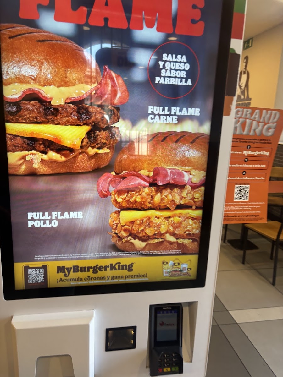 Burger King Photo Menu 1
